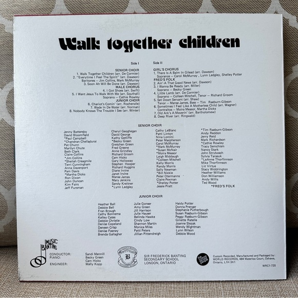 Vintage Vinyl LP - Walk together Children- Choir - Picture 4 of 8
